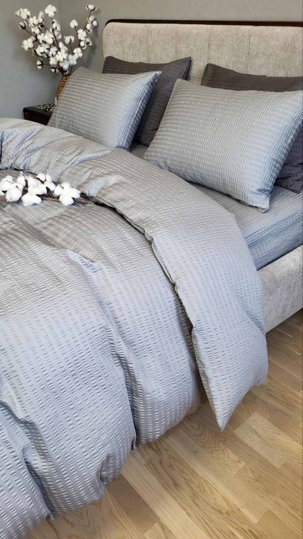 Комплект постельного белья Кис S2020 сатин Premium Gofre полуторный/наволочки 50х70/70х70 см (6472) - фото 6 Комплект постельного белья Кис S2020 сатин Premium Gofre полуторный/наволочки 50х70/70х70 см (6472) - фото 6