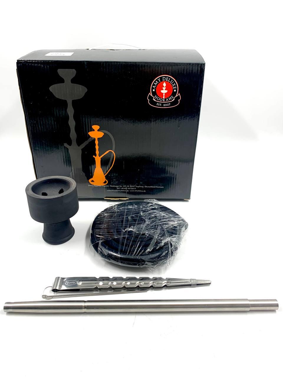 Кальян Amy SS 13R Little Stick Silver/Black (46308299) - фото 6