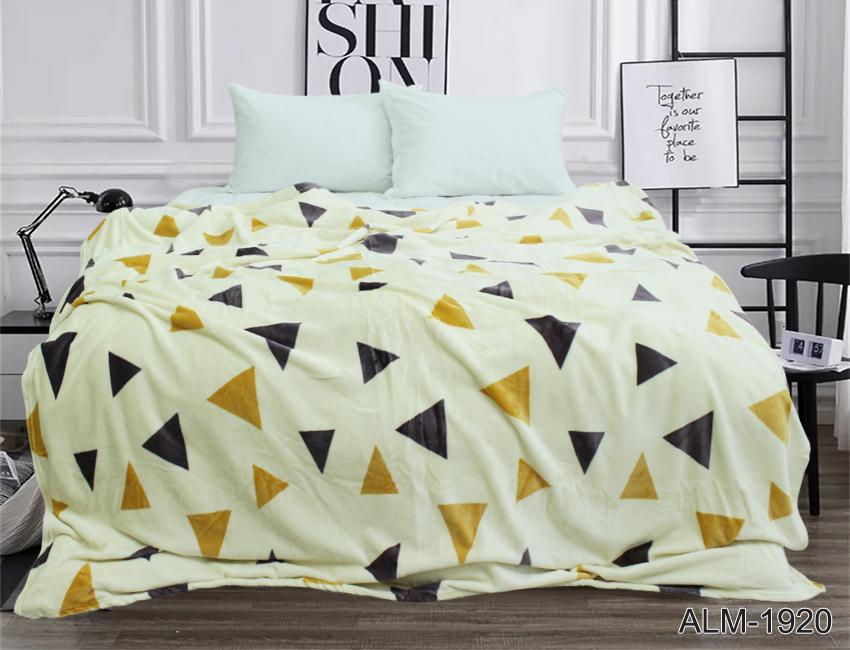 Плед велсофт микрофибра 200х220 см (ALM1920)