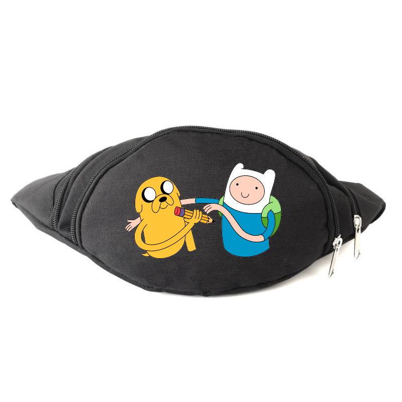 Поясная сумка-бананка с принтом Adventure Times AT-06 Черный (1270542892) Поясная сумка-бананка с принтом Adventure Times AT-06 Черный (1270542892)