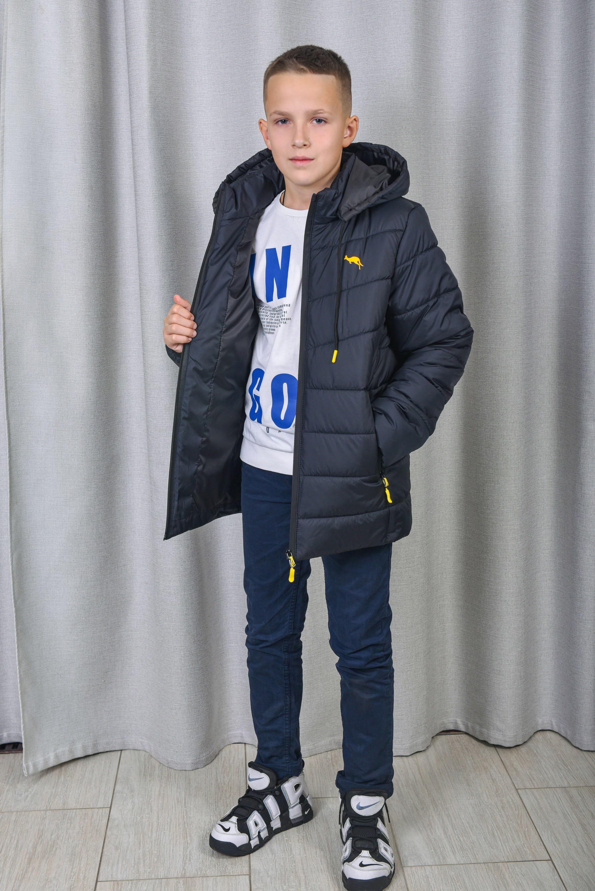 Куртка для хлопчика демісезонна Kangaroo 140-146 см Синій (PL-93647-146с) - фото 10