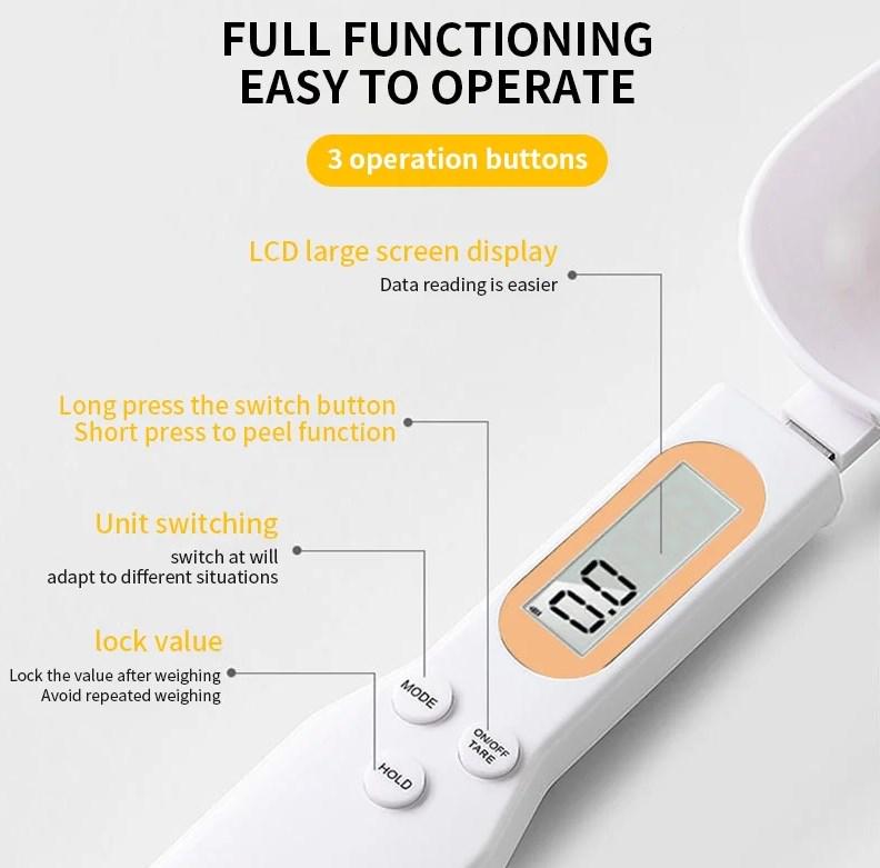 Ложка-весы 0,1-500 г Черный (1523) - фото 2