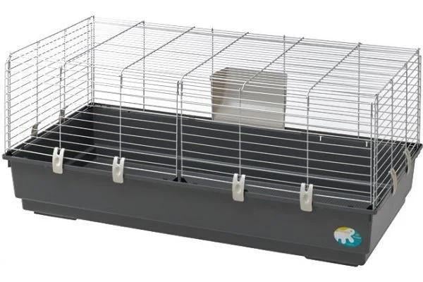 Клітка для кроликів і морських свинок Ferplast Rabbit 120 EL 118х58,5х49,5 см Чорний (57053470EL) - фото 1