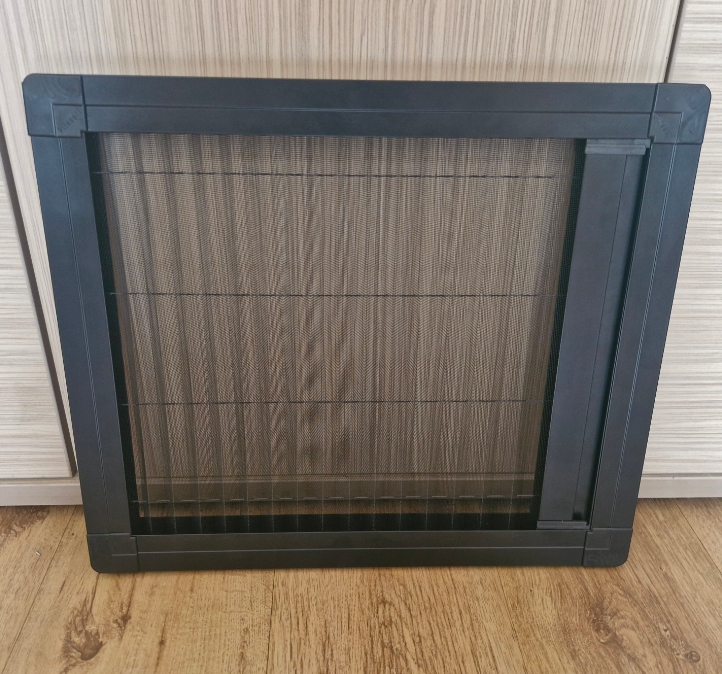 Москітна сітка пліссе з внутрішнім кріпленням для вікон/дверей на балкон/лоджію Антрацит (2712378582) - фото 2 Москітна сітка пліссе з внутрішнім кріпленням для вікон/дверей на балкон/лоджію Антрацит (2712378582) - фото 2