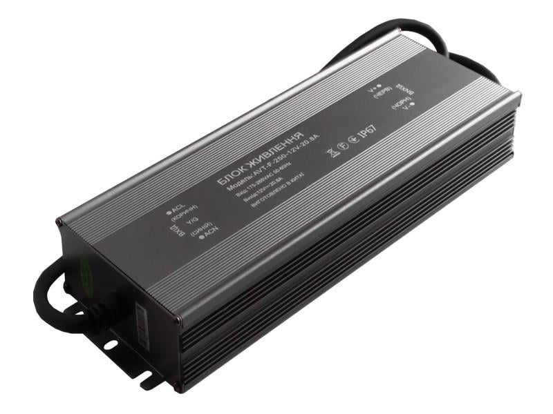 Блок питания 12 В 250 Вт IP67 (3570) Блок питания 12 В 250 Вт IP67 (3570)