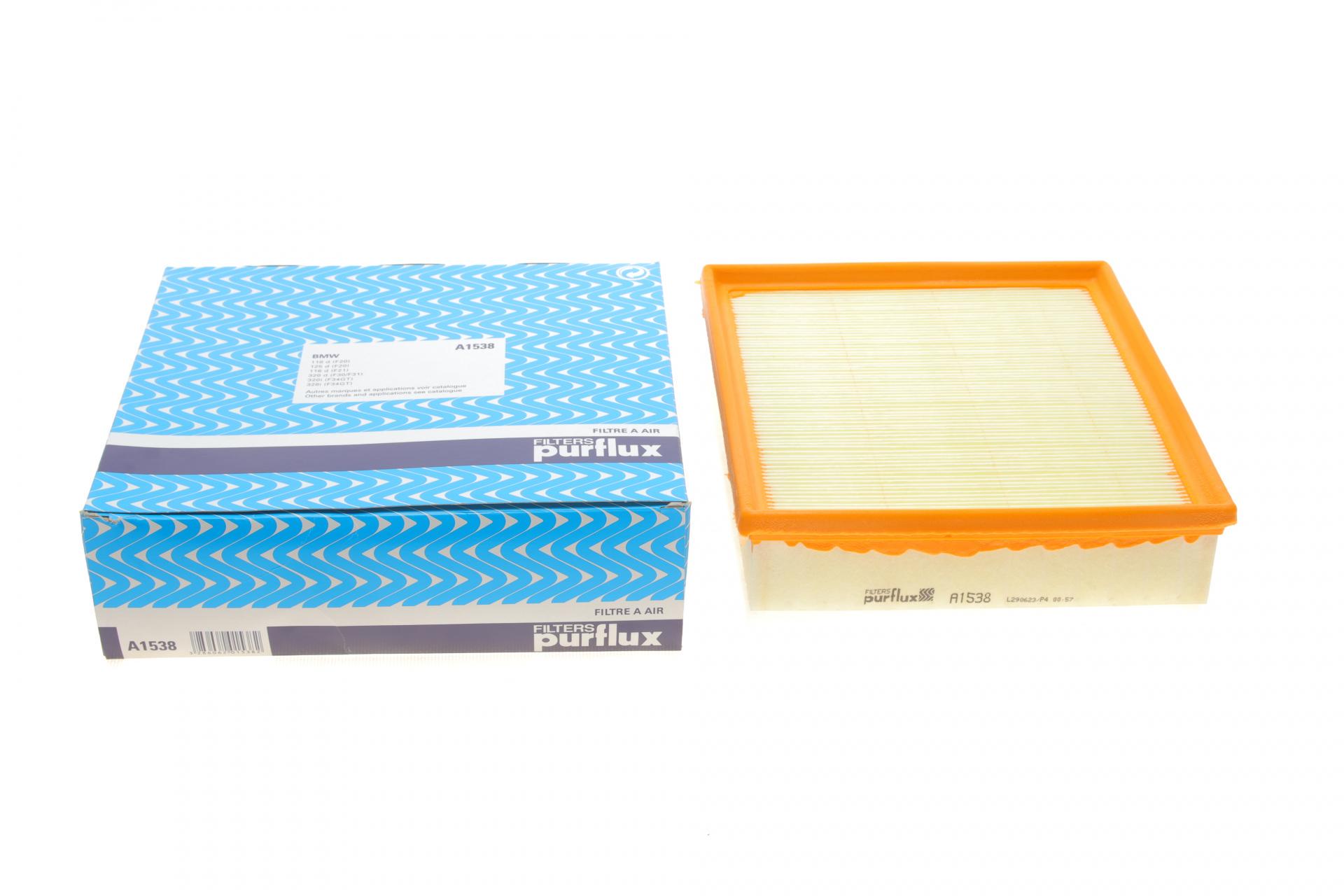 Фильтр воздушный PURFLUX для BMW 3 F30/F35/F80 1,6/2,0D 12- (A1538)