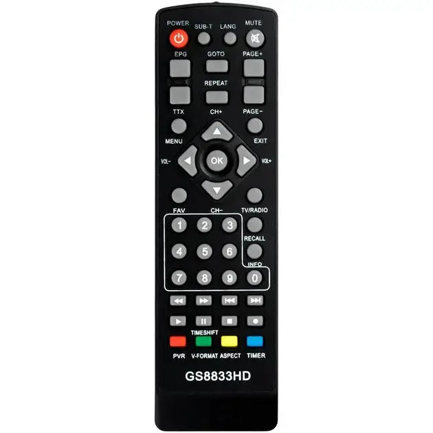 Пульт универсальный для Т2 тюнеров GS8833HD (00235)