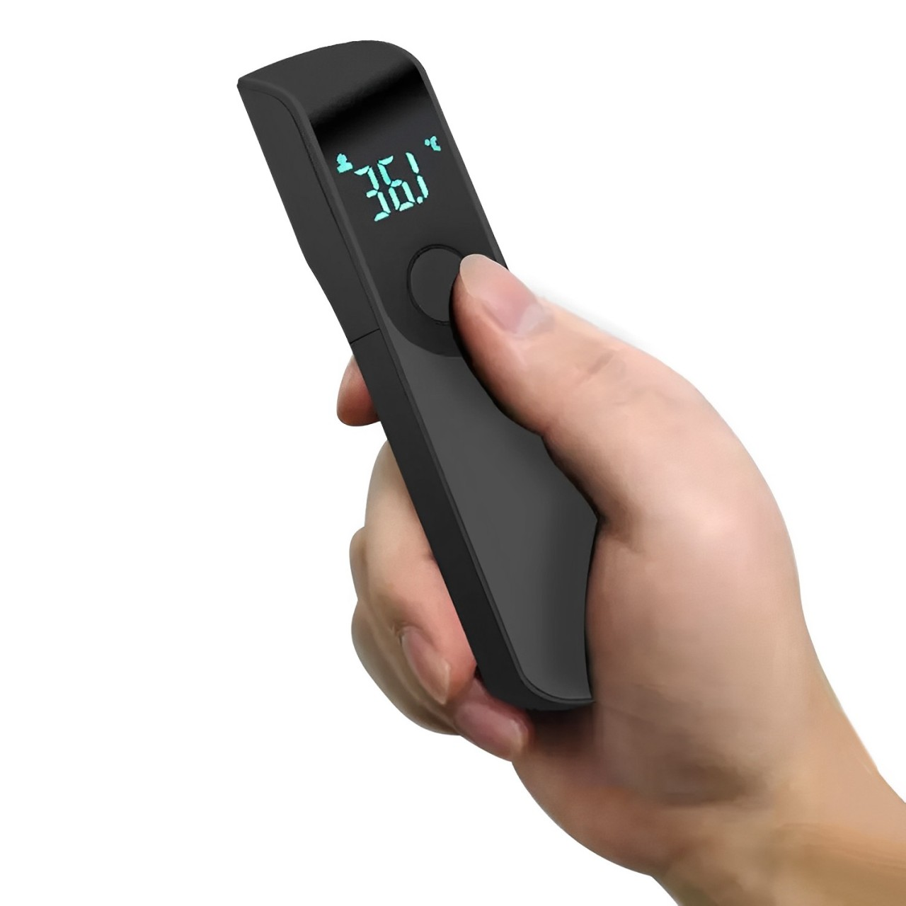Термометр інфрачервоний IR-FM01 безконтактний цифровий з РК-дисплеєм Чорний - фото 3