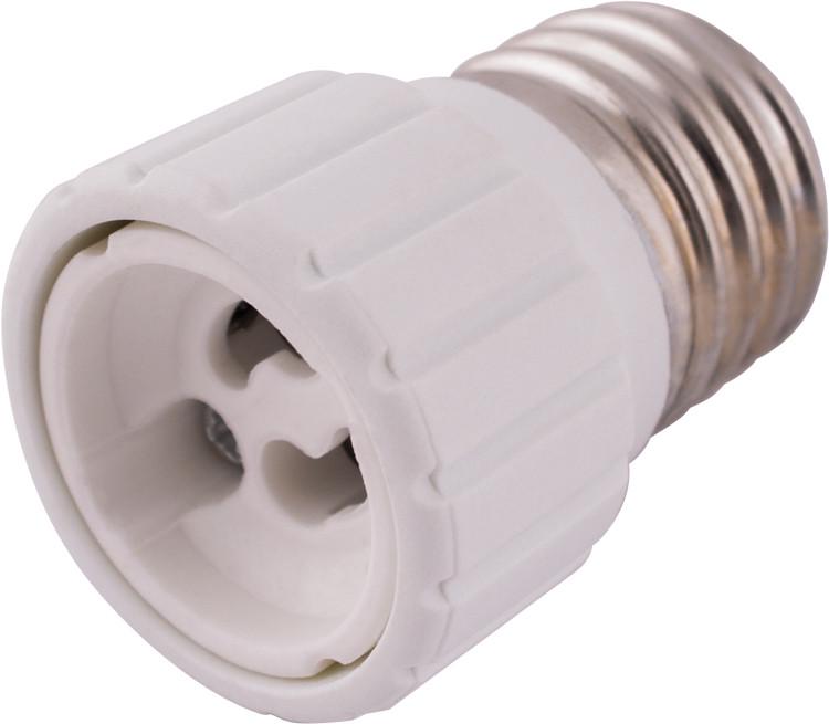 Переходник E.NEXT e.lamp adapter.Е27/GU10.white Е27-GU10 пластик Белый (s9100041)