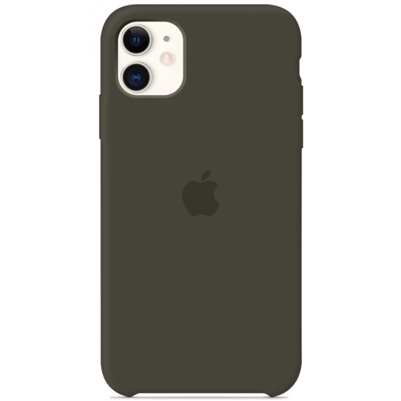 Чохол GoVern Silicone Case Full для Apple iPhone 11 Dark Olive