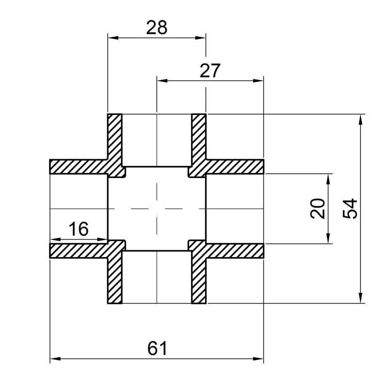 Хрестовина Thermo Alliance PPR 20 мм (SD00029266) - фото 2
