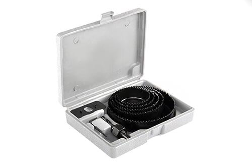 Набір кільцевих пил Apro глибина 25 мм D64/76/89/102/127 мм 8 пр.