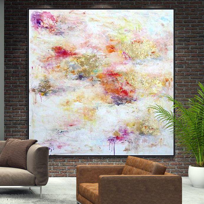 Картина на холсте ArtSale Абстракция 70х70 см abst0077