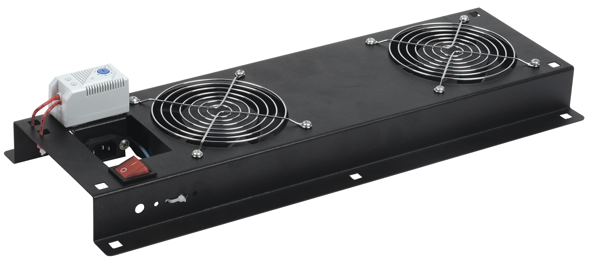 Вентиляторная панель УЭК с выключателем и термостатом 2 модуля Черный (FM05-22M) Вентиляторная панель УЭК с выключателем и термостатом 2 модуля Черный (FM05-22M)