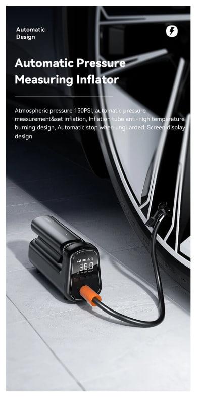 Пилосос ESSAGER з компресором і USB зарядкою