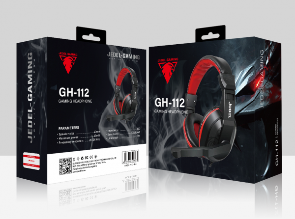 Навушники Jedel GH-112 Black/Red (1294096) - фото 4