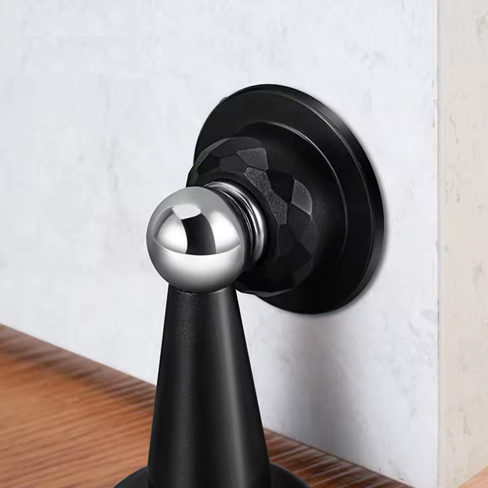 Стопор для дверей магнітний на стіну/підлогу 1 шт. Чорний - фото 5 Стопор для дверей магнітний на стіну/підлогу 1 шт. Чорний - фото 5