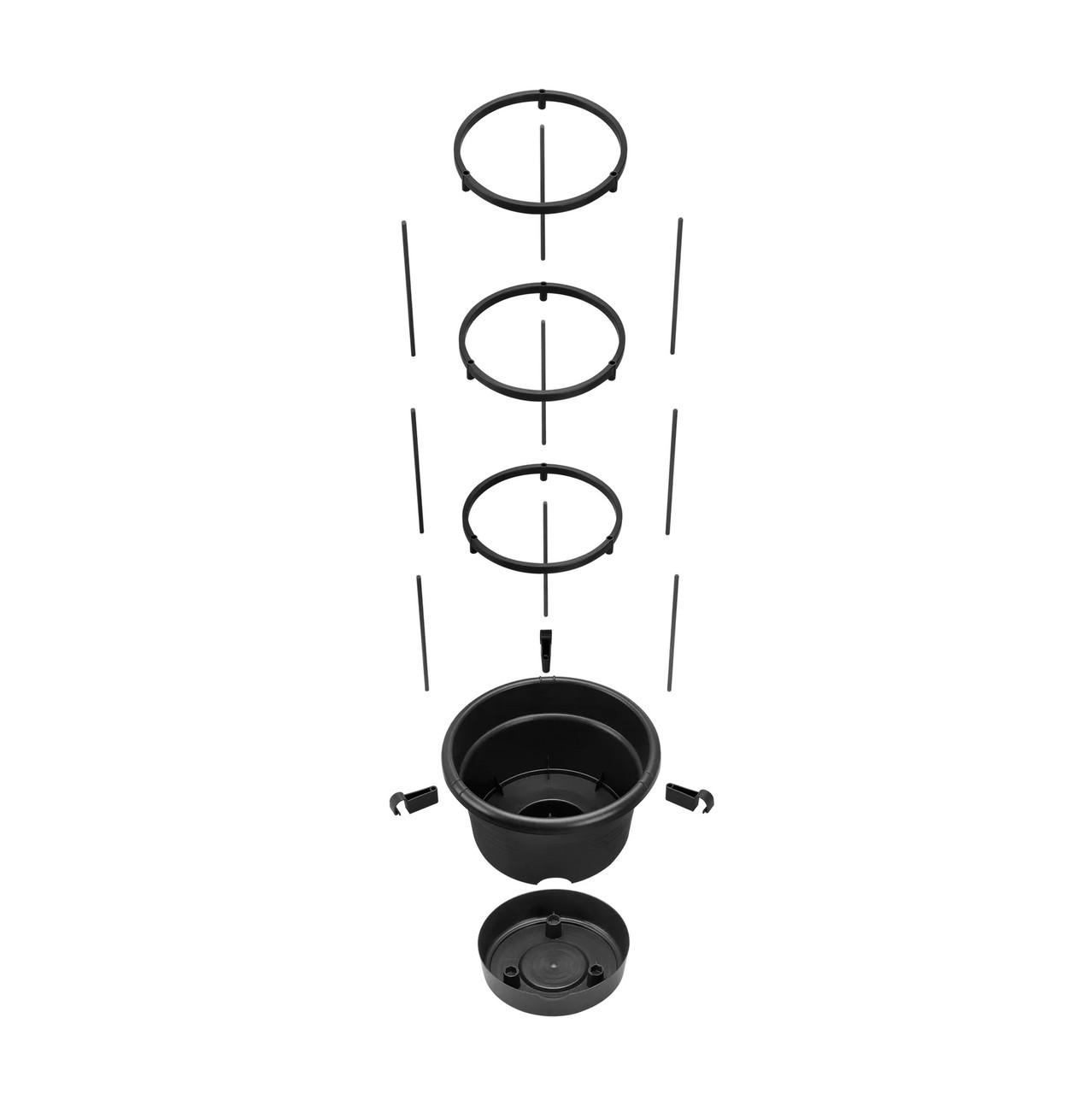 Горшок Elho green basics tomatentopf 33 см Черный (A-014707) - фото 6