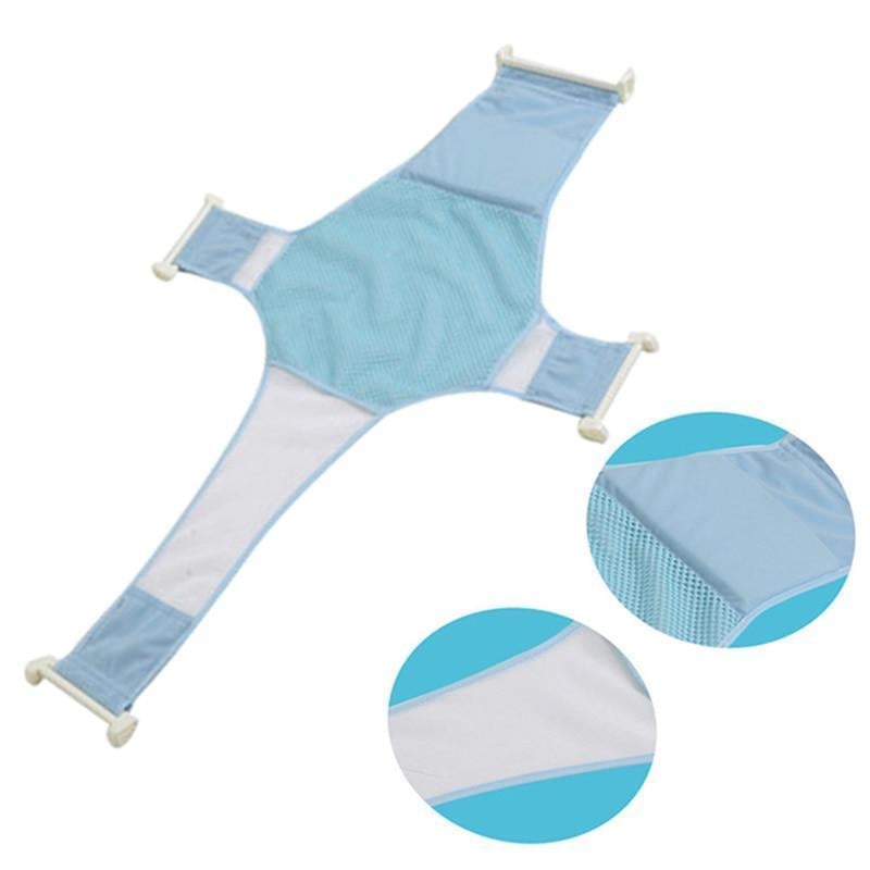 Гамак-сетка для купания новорожденного для ванной Голубой (2623082709) - фото 4