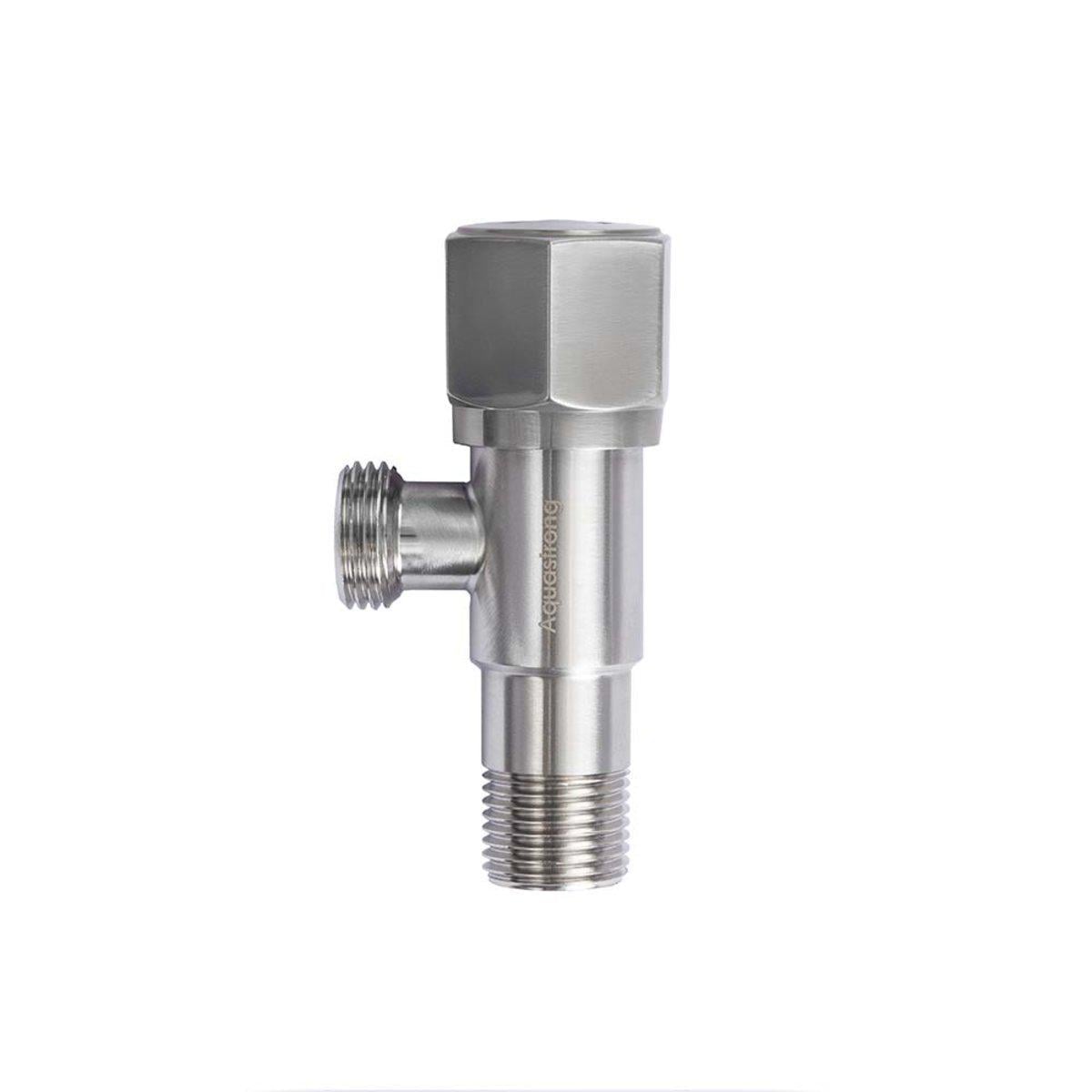 Кран угловой Aquastrong R5 1/2"x3/4" ЗЗ нержавеющая сталь (PUD-R507) Кран угловой Aquastrong R5 1/2"x3/4" ЗЗ нержавеющая сталь (PUD-R507)