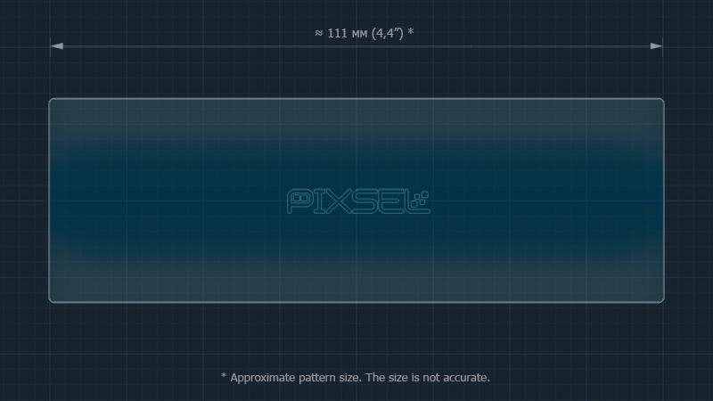 Защитное стекло Pixsel гибридное матовое на монитор Volkswagen TRANSPORTER-4,6" 2021 - фото 3