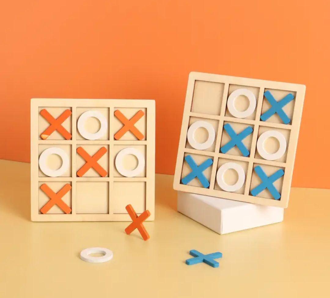 Настільна гра для дітей та дорослих Хрестики-Нолики дерев'яна Синій (Т-1016) - фото 4 Настільна гра для дітей та дорослих Хрестики-Нолики дерев'яна Синій (Т-1016) - фото 4