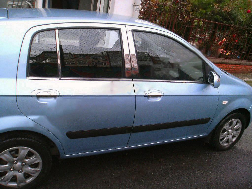 Накладки на стойки Carmos для Hyundai Getz Хром