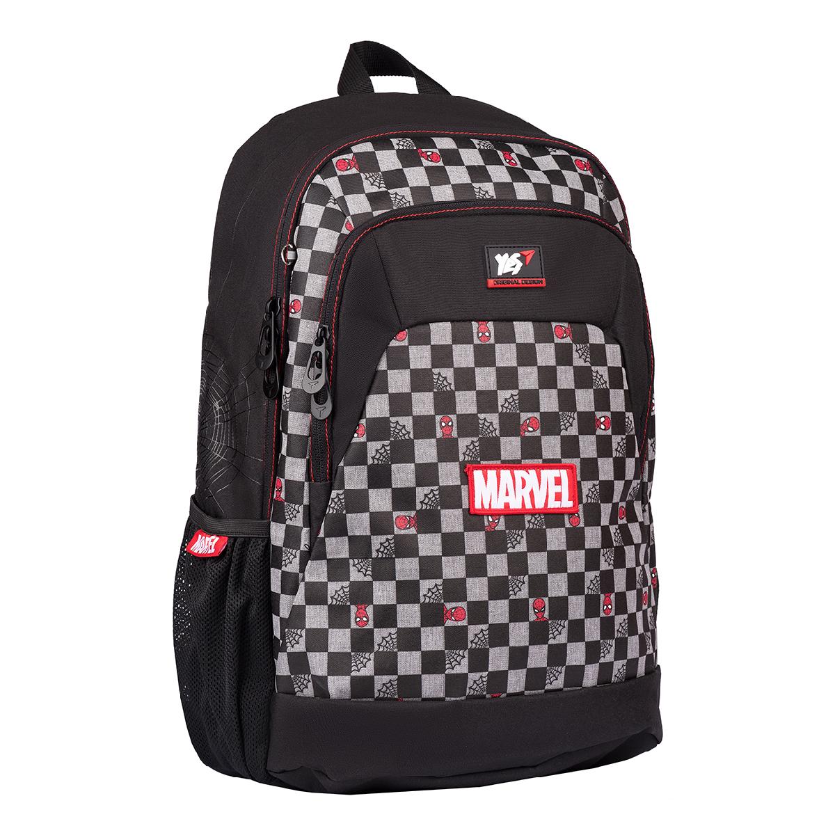 Рюкзак YES T-69 Marvel Spiderman с сумкой Черный (557669)