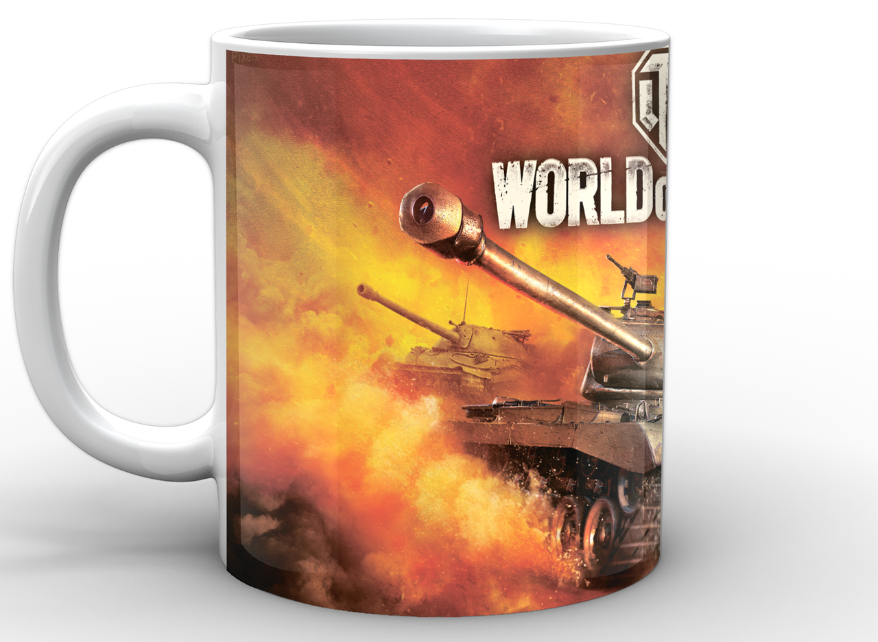 Чашка World of Tanks Мир танков Постер WT.02.012
