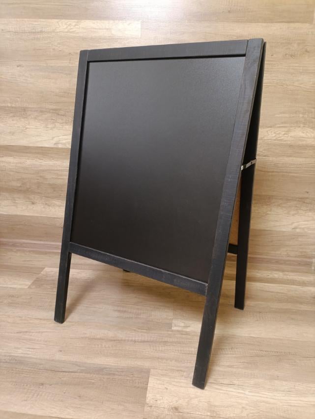 Штендер меловой двусторонний 100х62 см Темный графит (Sg)