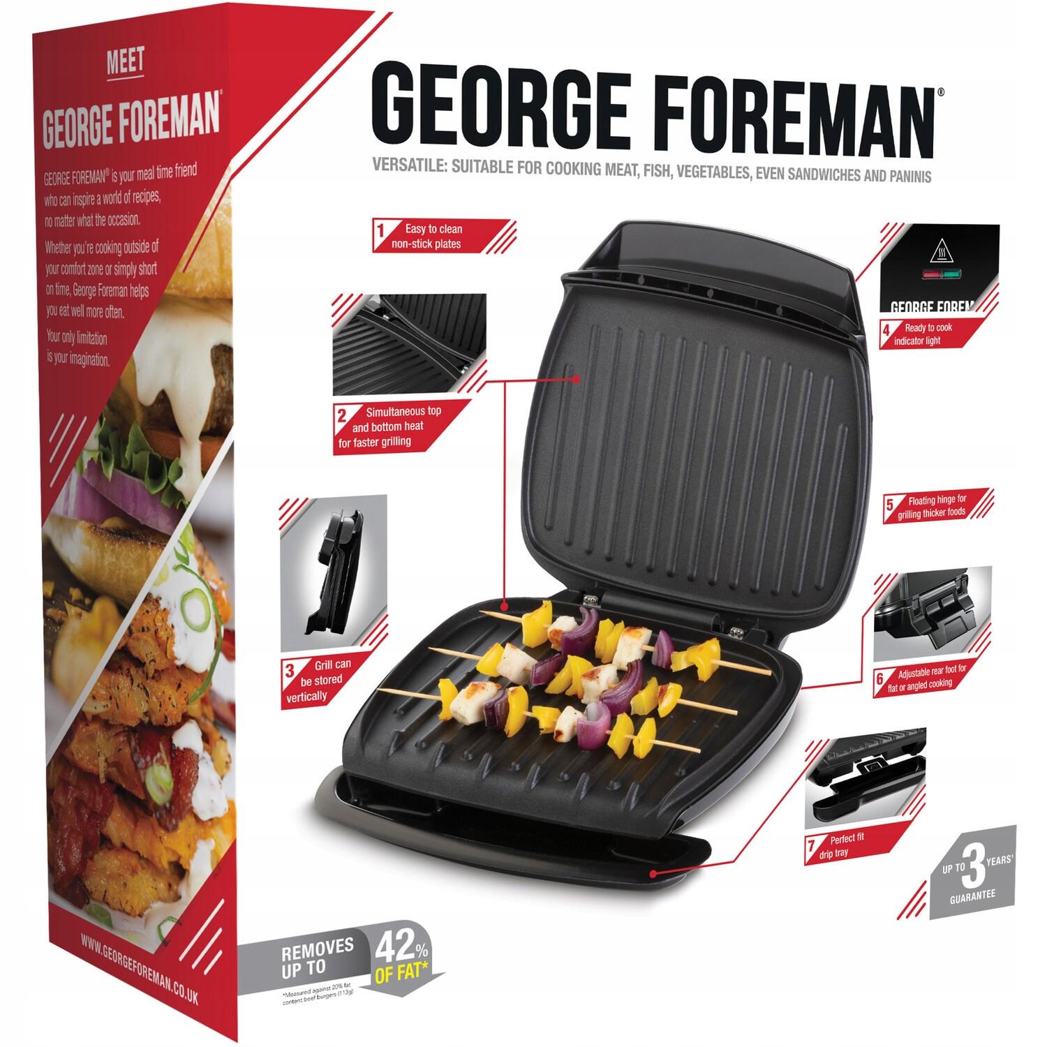 Електрогриль традиційний George Foreman 23400 1630 Вт Чорний (70232565) - фото 6