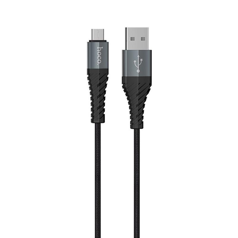 Кабель дата Hoco X38 Cool Micro USB 1 м Black (00000034570_1)
