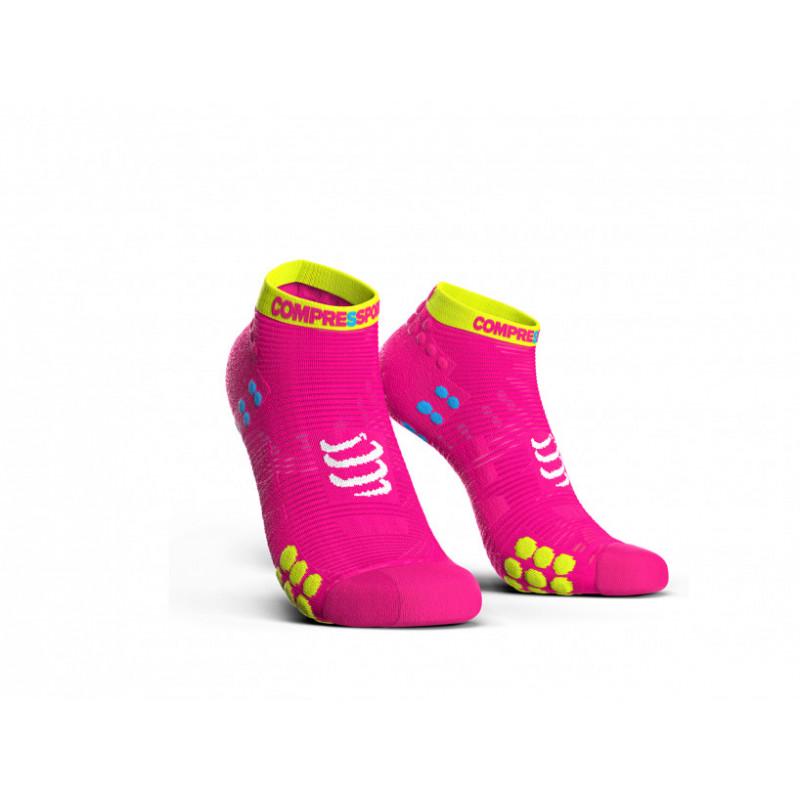 Носки спортивные для бега Pro Racing Socks V3.0 Run Low Т2 Fluo Pink (d755ec7e)
