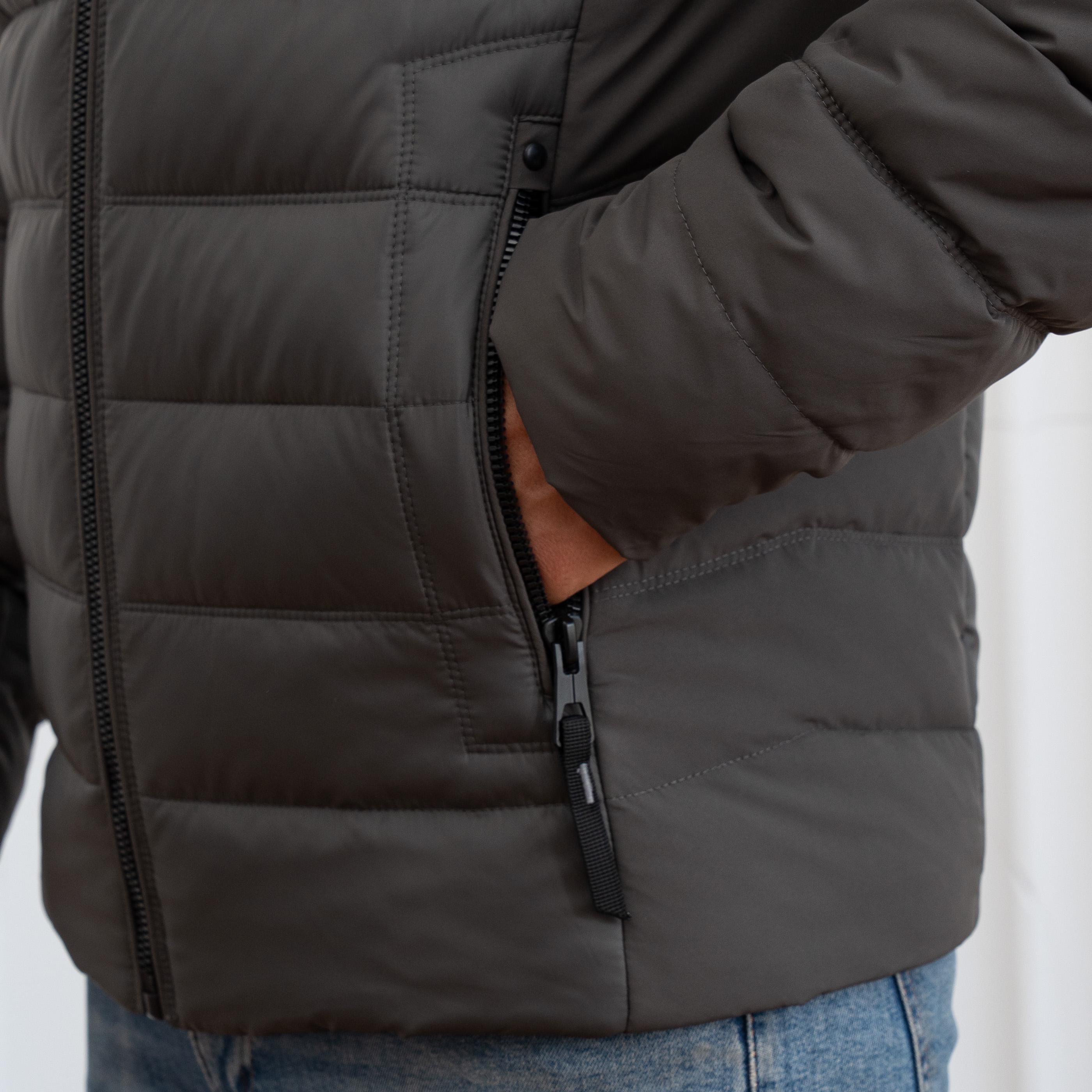 Куртка чоловіча зимова Vavalon 24-V р. 52 Графіт (29116020) - фото 7