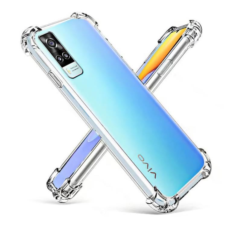 Чехол Shockproof Vivo Y31/Y33/Y51/Y51A/Y53s 4G Прозрачный
