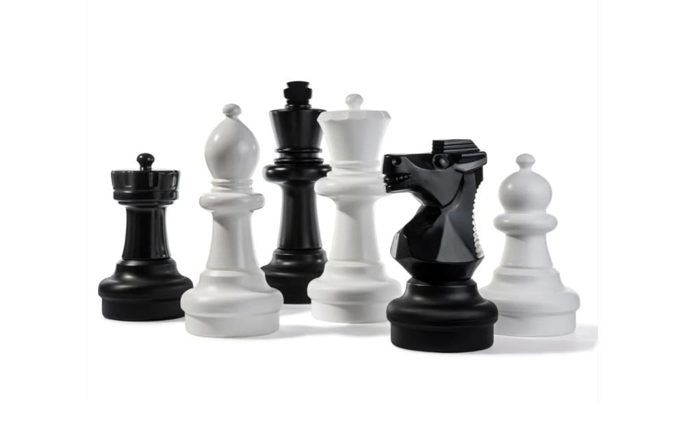 Большие садовые шахматы сш-25 ударопрочный пластик Король 635 мм