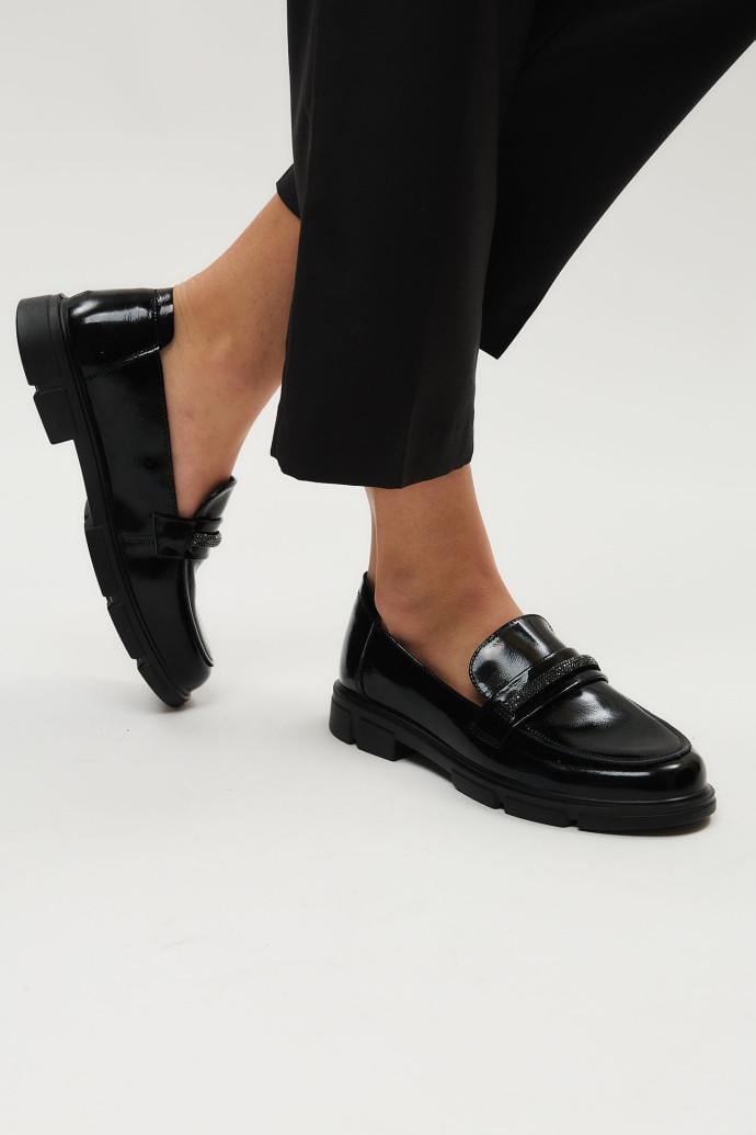 Лофери жіночі LONZA р. 37 Чорний (198911)