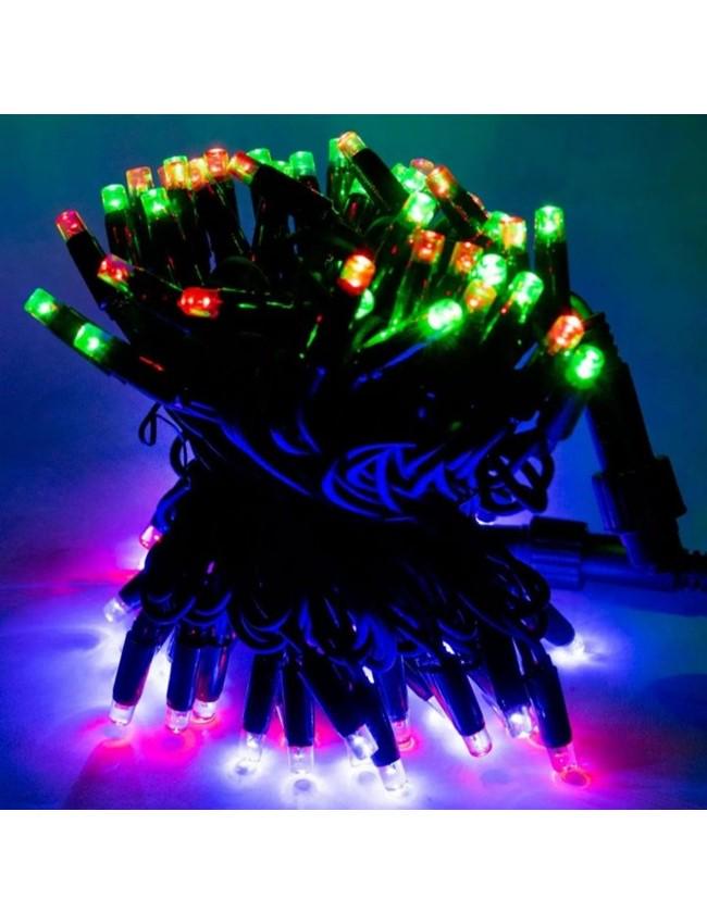 Гірлянда нитка Led вулична на 80 Bicolor світлодіодів 8 м Різнокольоровий (2089)