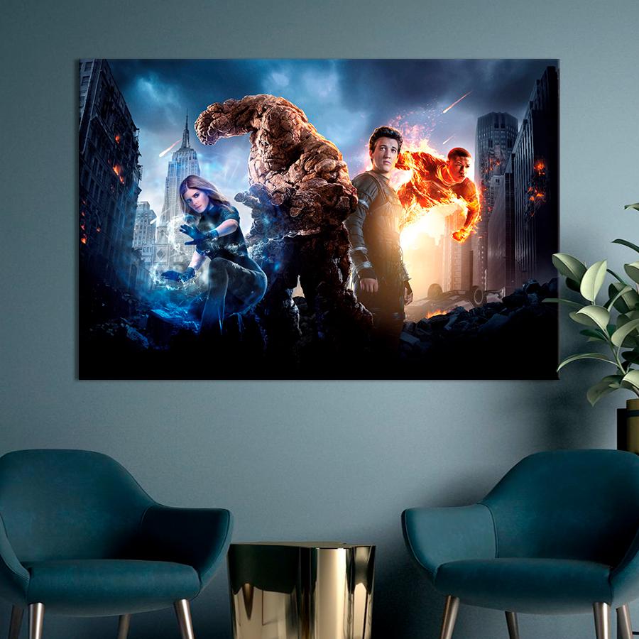 Настенний декор Фантастическая четвёрка Доша Транка 80x54 см (A53-1)