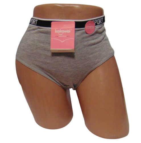 Женские трусики со спортивной резинкой Kokowei 3325 2XL Серый (1776765503)