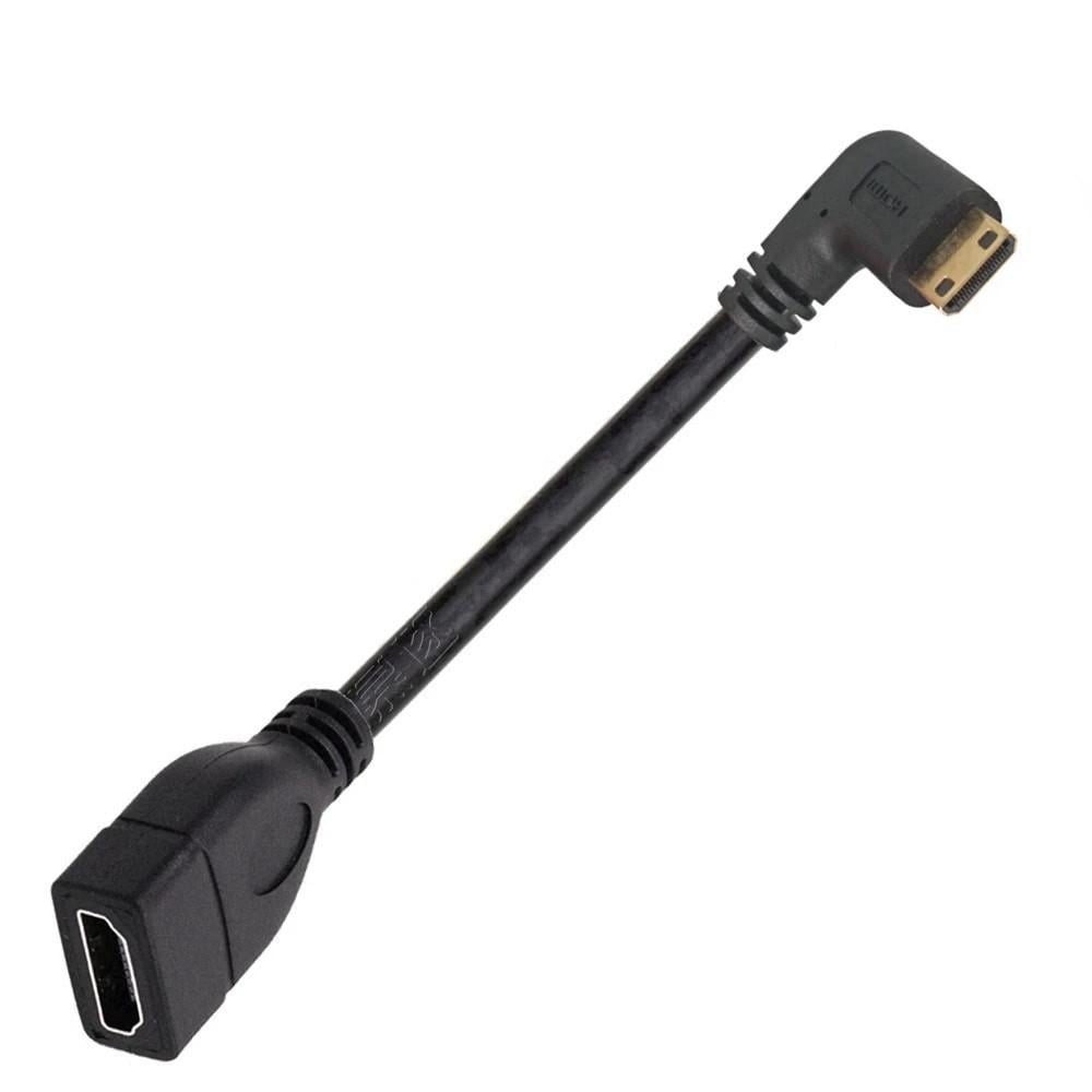 Кабель-переходник Mini HDMI штекер на HDMI разъем Full HD 1080P 16 см (A-486920)