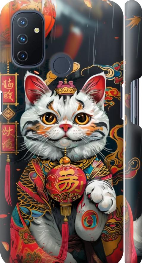 Чехол на OnePlus Nord N100 China Cat v2 (6135m-2130-42517)