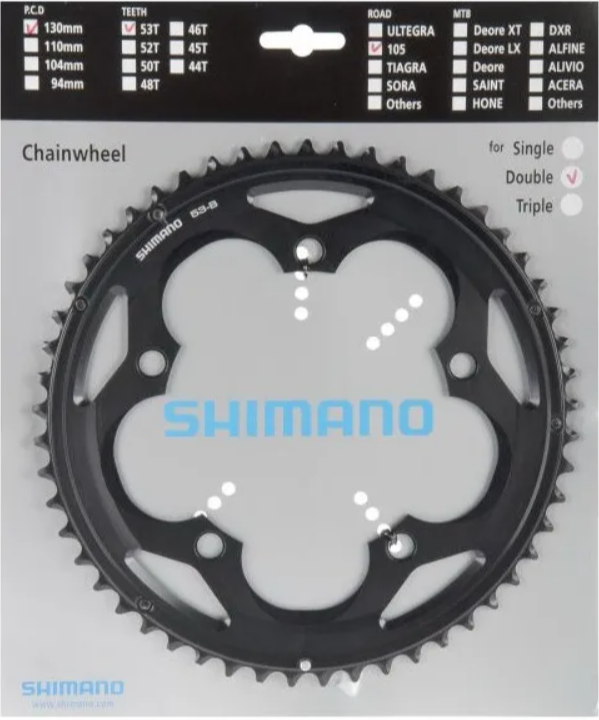 Зірка шатунів Shimano FC-5700 105 53 зуб. В 5-лапка (Y1M398160)