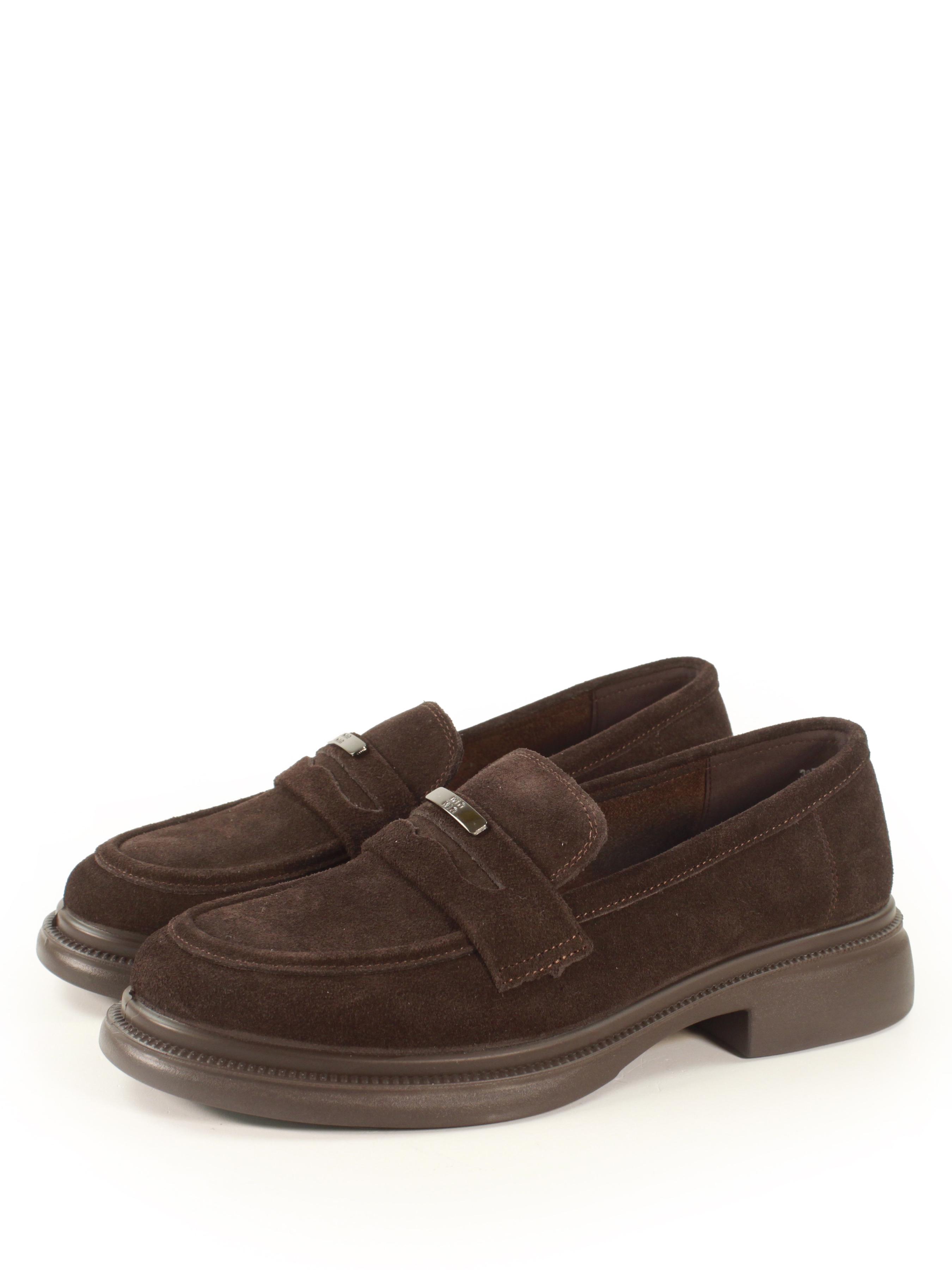 Лоферы замшевые женские It-girl B055D001-4 р. 40 Brown (B055D001-4_40)