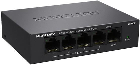 PoE коммутатор Mercury MS05CP (4xPOE, 1xLAN) - фото 2