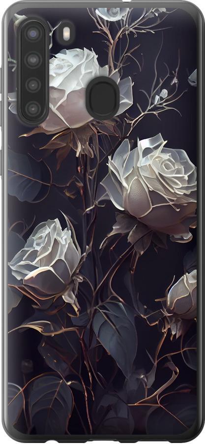 Чехол на Samsung Galaxy A21 Розы 2 (5550u-1841-42517)