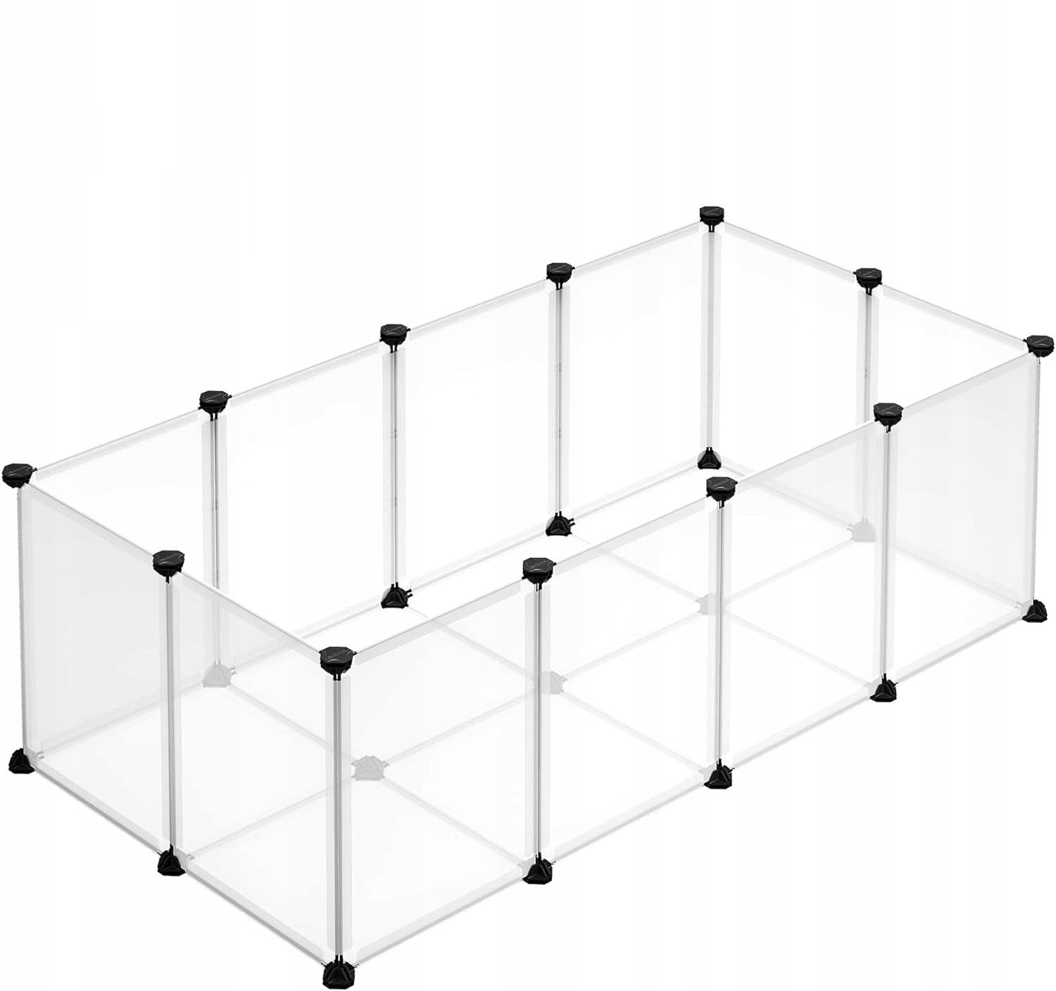 Манеж-клітка модульний Songmics загін для кроликів та дрібних тварин 125x63x42 см (LPC001W01) Манеж-клітка модульний Songmics загін для кроликів та дрібних тварин 125x63x42 см (LPC001W01)