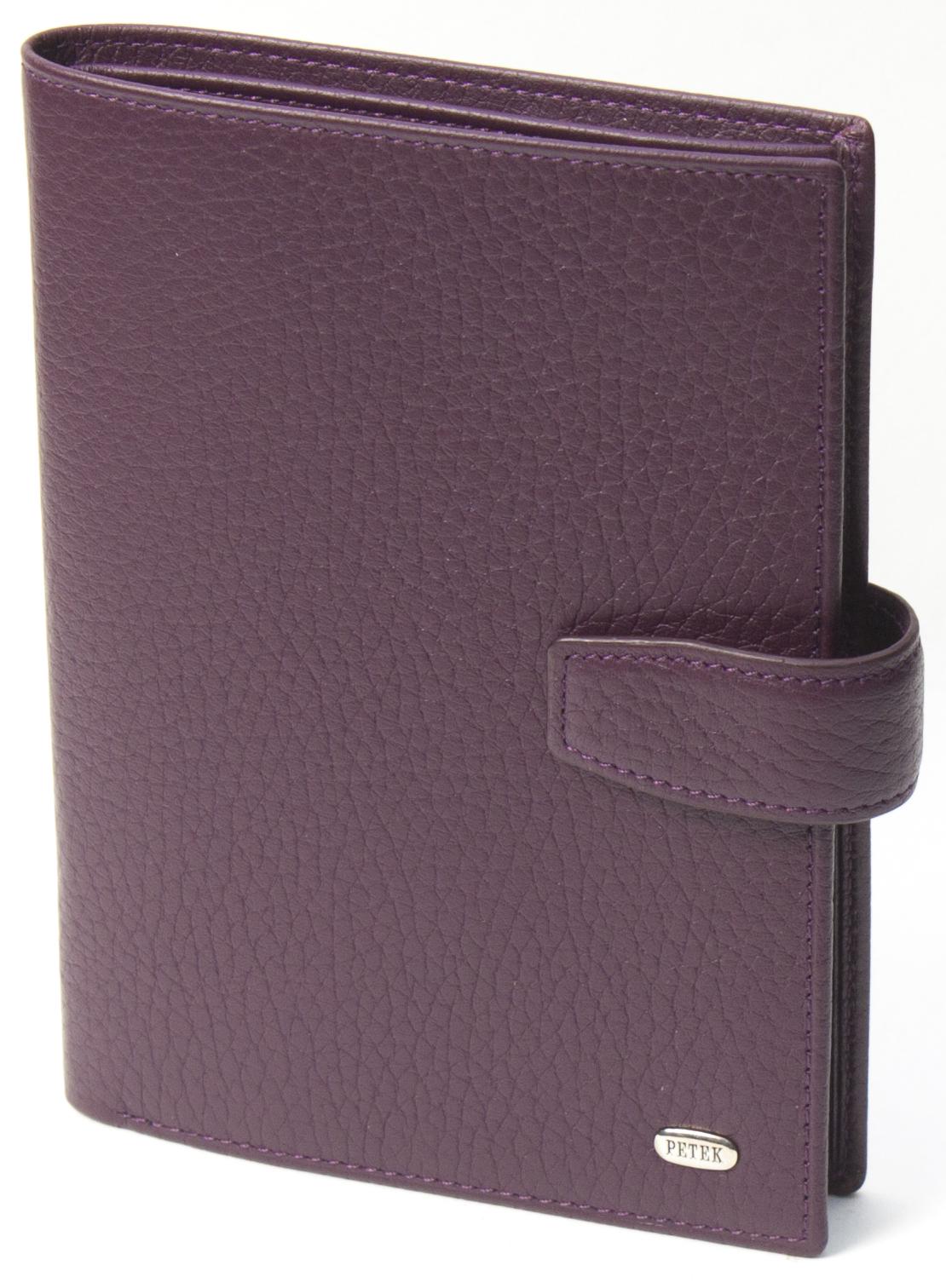 Портмоне Petek 368 кожаное Бордовый (368-46BD-03)