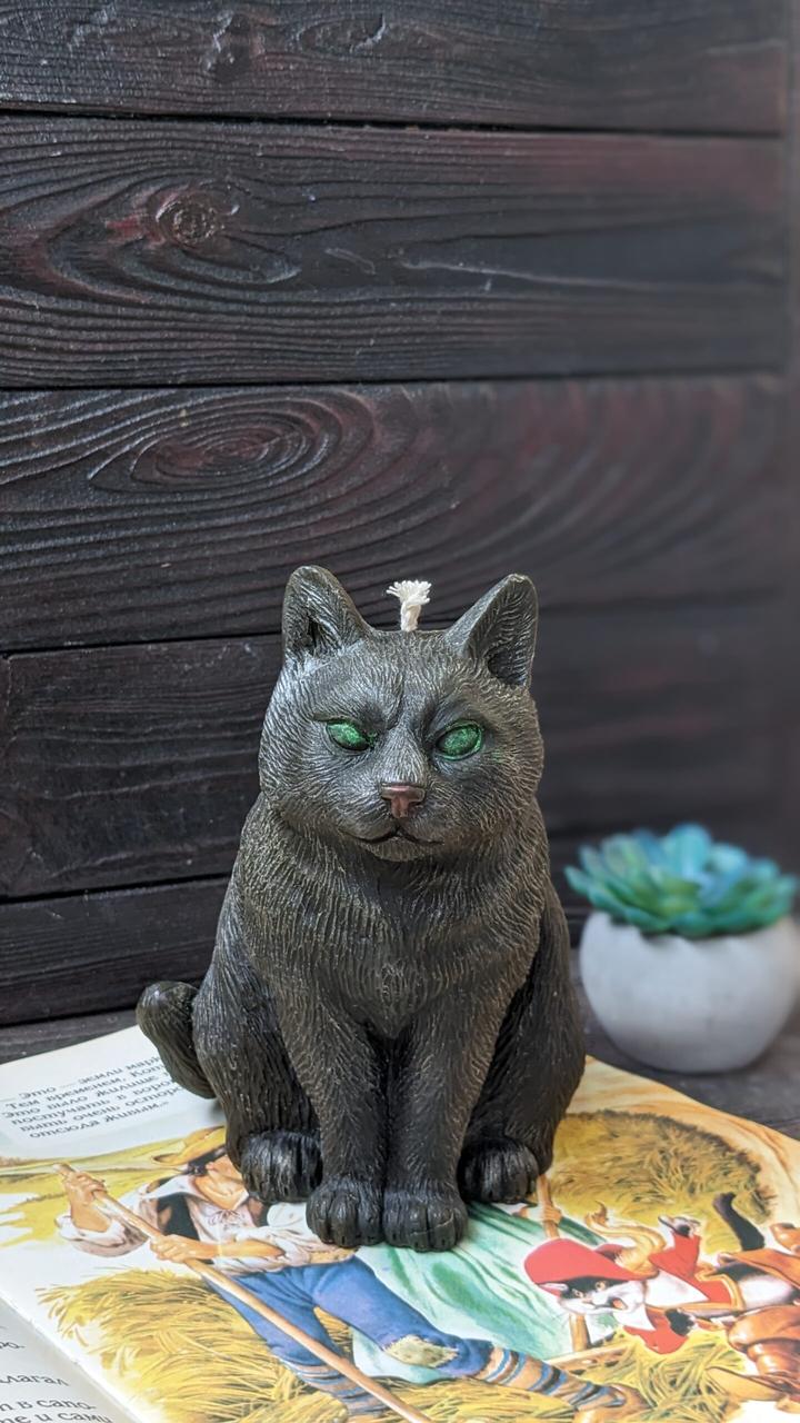 Свеча восковая Кот большой