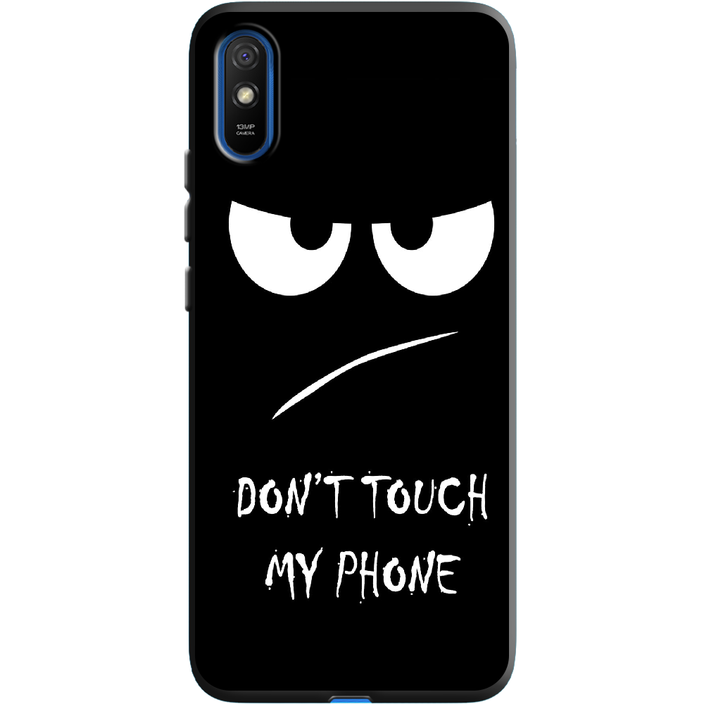 Чохол BoxFace Xiaomi Redmi 9A Don't Touch my Phone Чорний силікон (40304-up535-40509)